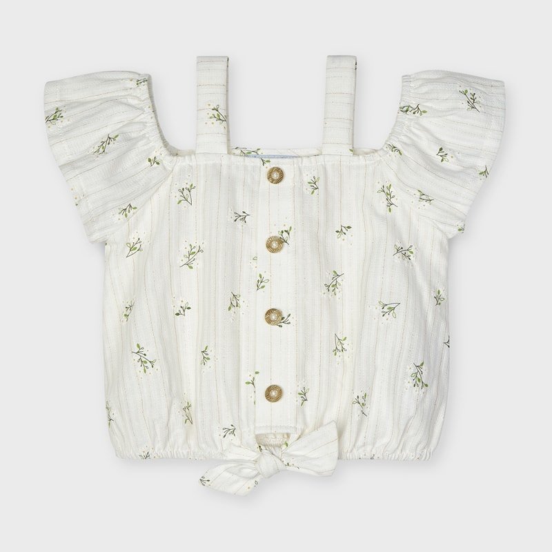 Ruffle blouse girl