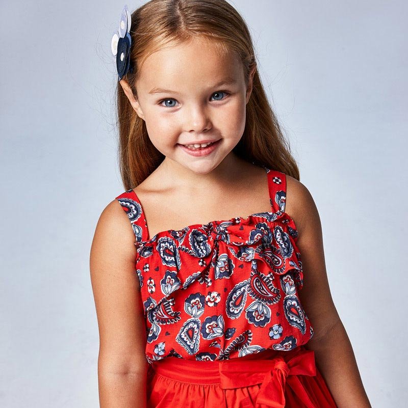 Patterned blouse girl mayoral