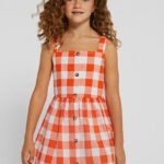 Buttoned dress girl SS22 mayoral