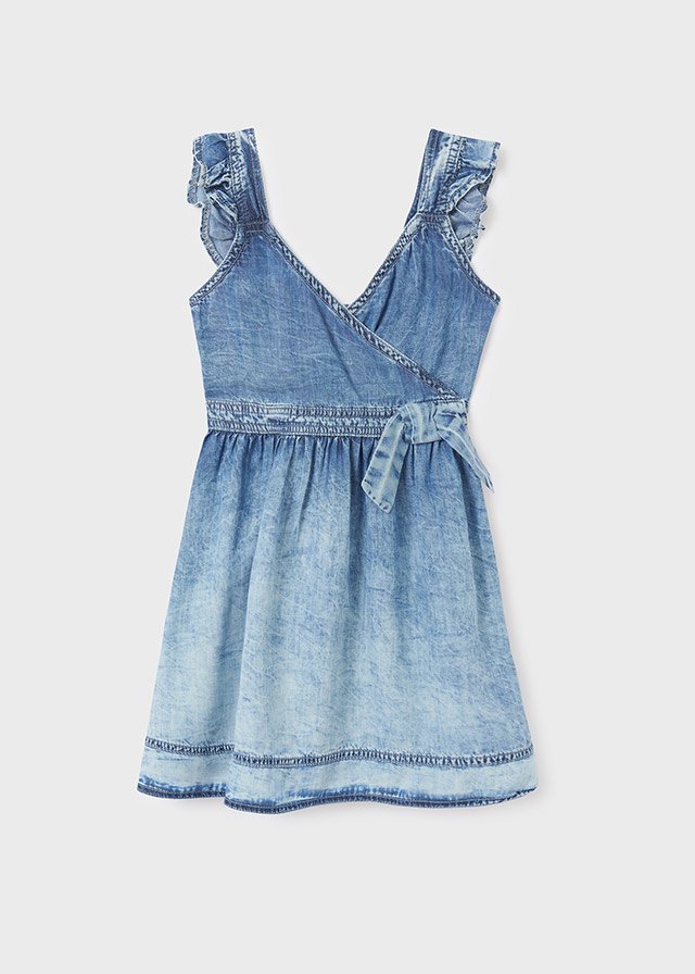 denim dress girl ss22 mayoral