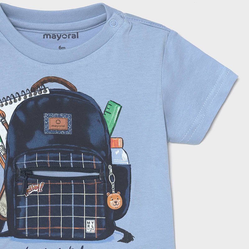 Short sleeve t-shirt set baby boy mayoral ss22
