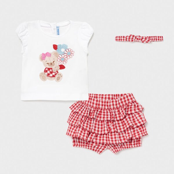 ECOFRIENDS patterned short set baby girl mayoral ss22