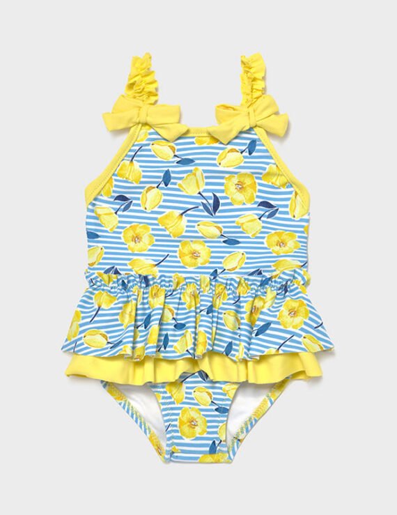 Patterned swimsuit baby girl mayoral ss22