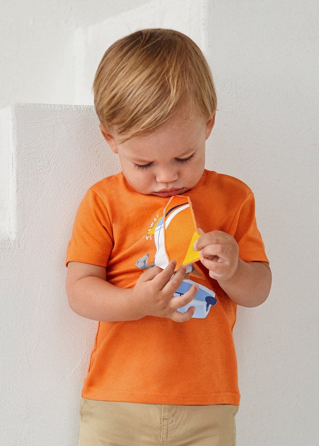 Short sleeve t-shirt baby boy mayoral ss22