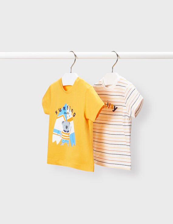 ECOFRIENDS 2 piece set short sleeve T-shirts baby boy