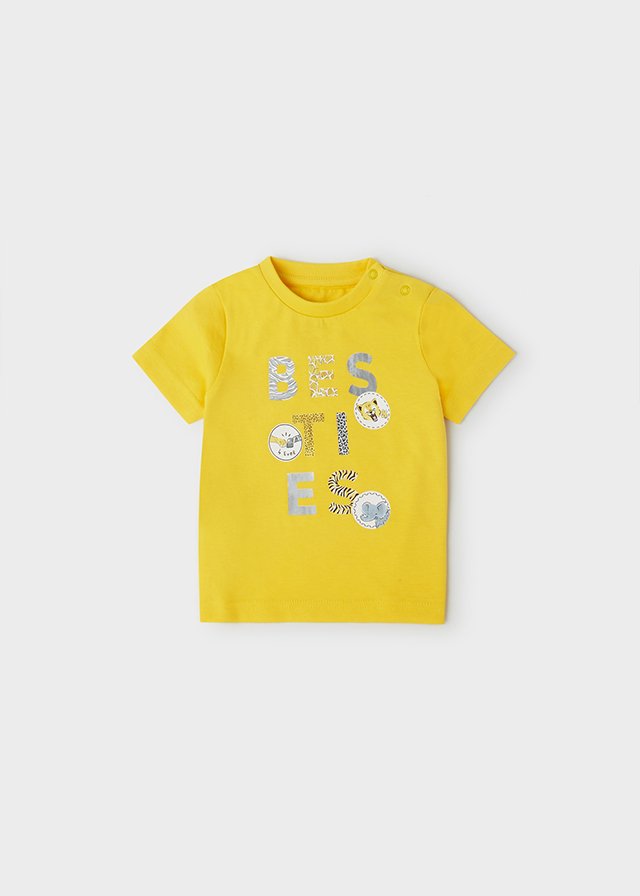 ECOFRIENDS short sleeve letters T-shirt baby boy mayoral ss22