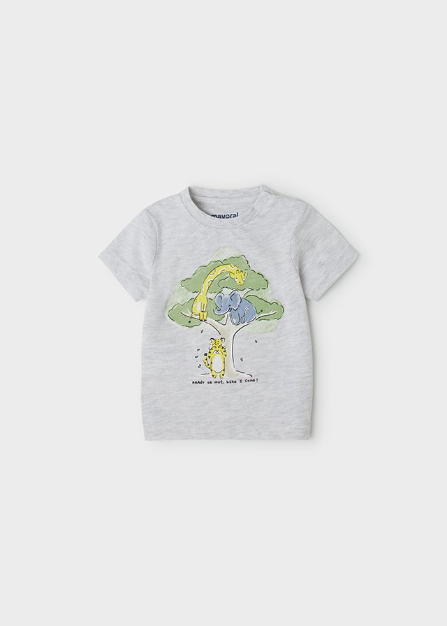 Short sleeve tree T-shirt baby boy mayoral ss22