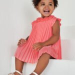 Pleated dress baby girl mayoral