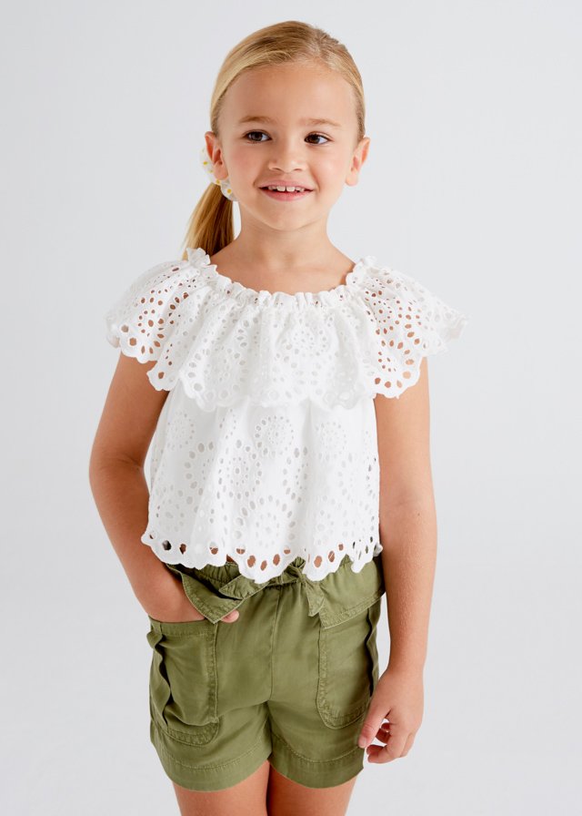 ECOFRIENDS Lyocell Tencel™ shorts girl mayoral