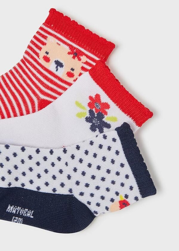 Set of 3 socks baby girl mayoral ss22