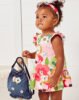 Embroidered denim backpack baby girl mayoral ss22