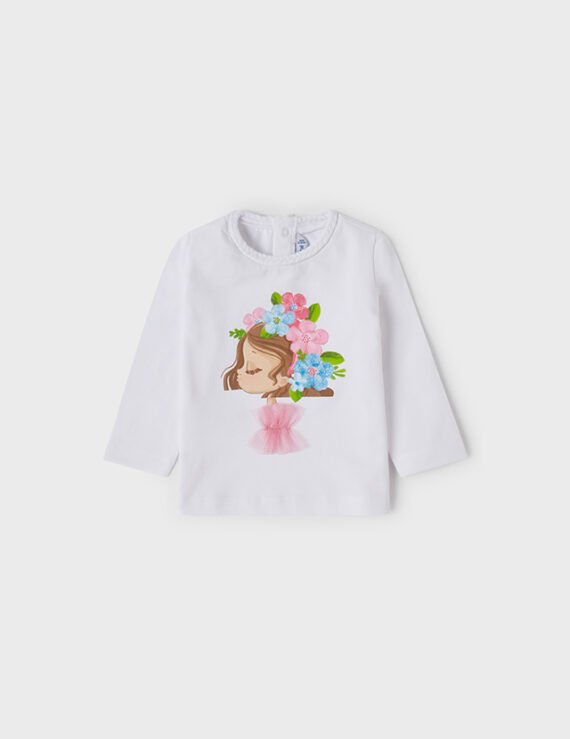 ECOFRIENDS long sleeve T-shirt baby girl mayoral ss22