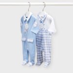 Set of 2 ECOFRIENDS sleepsuits newborn boy mayoral ss22