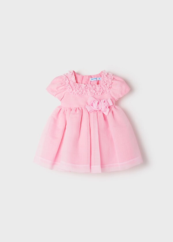 Chiffon ceremony dress baby girl mayoral ss22