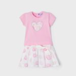 Print leggings and top set for baby girl mayoral ss22