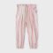 Striped linen long trousers girl mayoral