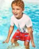 ECOFRIENDS SPLASH Bermuda swim shorts with fish boy mayoral ss22