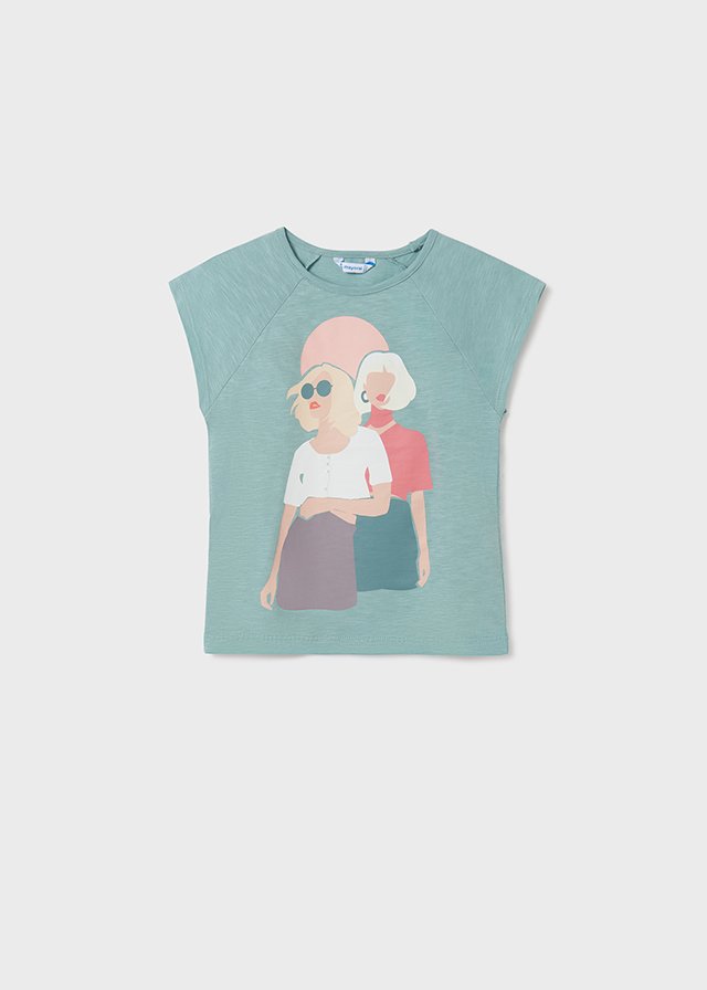 ECOFRIENDS graphic short sleeve t-shirt girl mayoral
