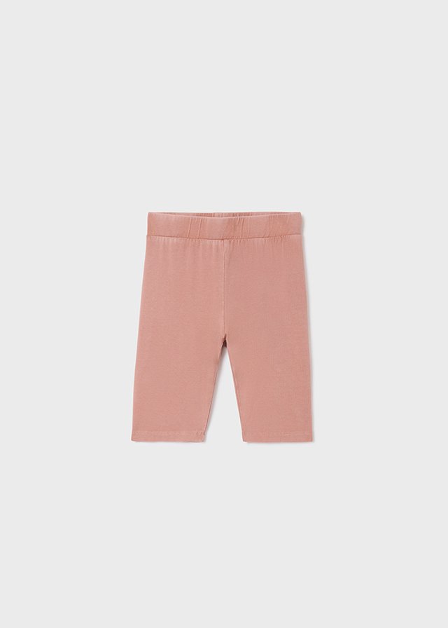 Worn effect biker shorts girl mayoral ss22