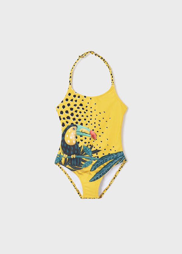 Patterned swimsuit girl mayoral ss22