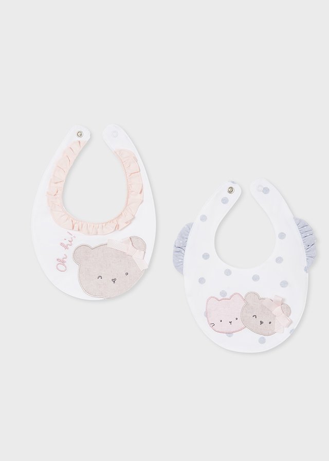 Set of 2 ECOFRIENDS bibs baby