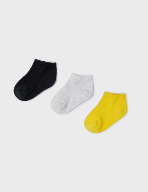 ECOFRIENDS set of 3 plain socks baby boy mayoral ss22