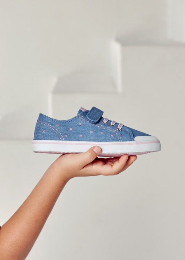 Embroidered trainers girl mayoral ss22