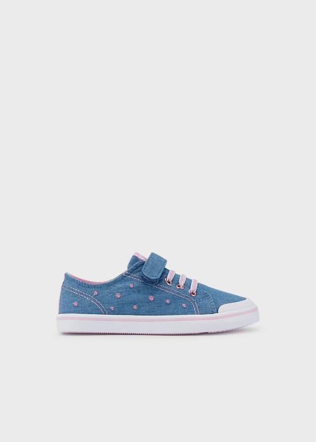 Embroidered trainers girl mayoral ss22