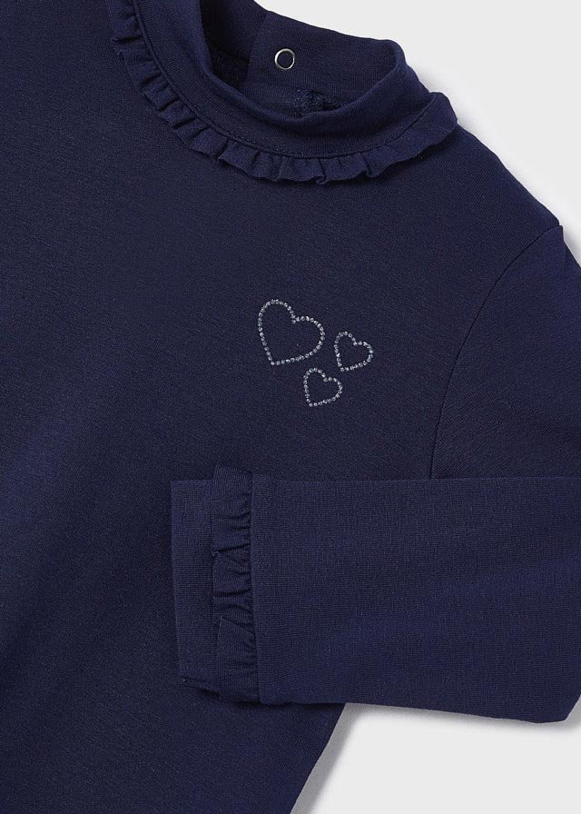 High neck T-shirt baby