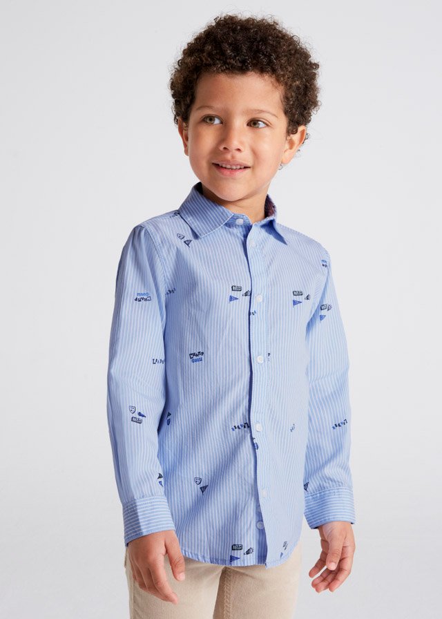 ECOFRIENDS long sleeve patterned shirt boy