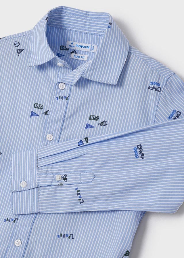 ECOFRIENDS long sleeve patterned shirt boy