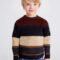 Block stripes jumper boy