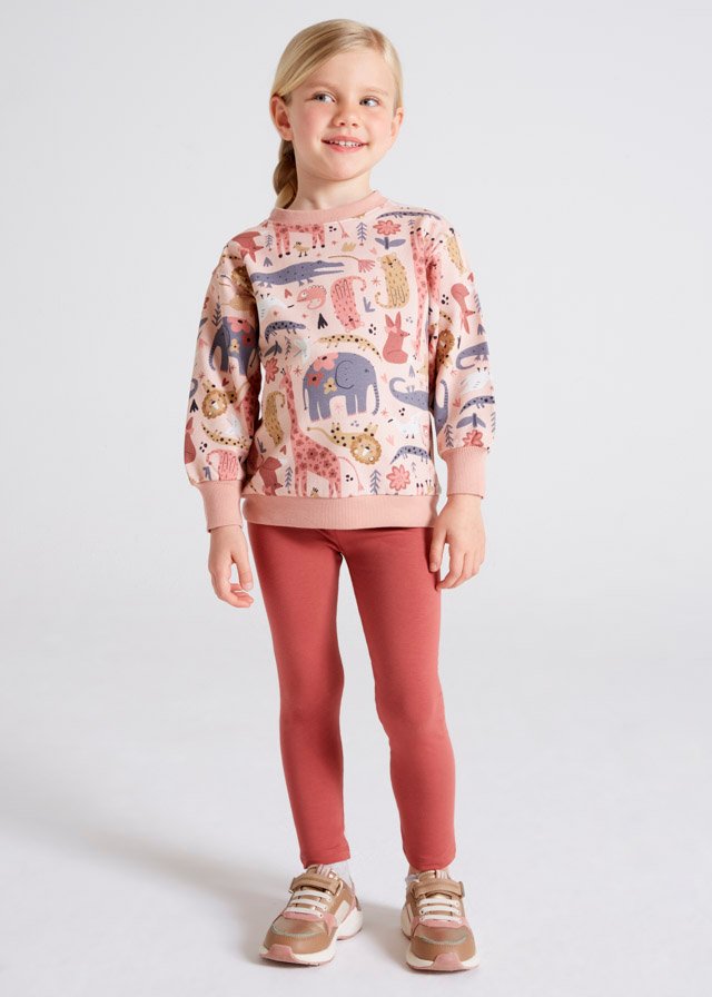 12-04774-064-L-3 ECOFRIENDS set of 2 leggings with top set girl