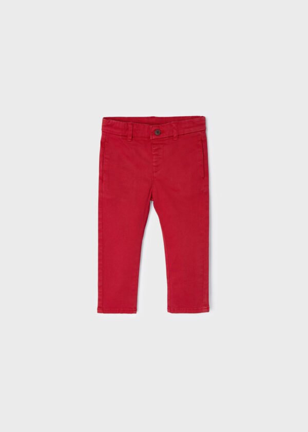 ECOFRIENDS slim fit chino trousers baby