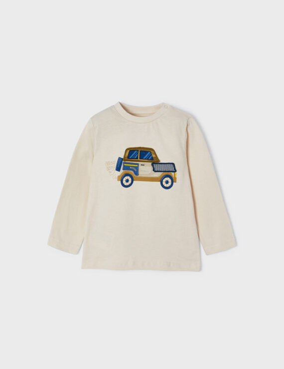 ECOFRIENDS long sleeve car T-shirt baby boy