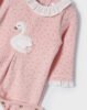 Knitted velvet sleepsuit newborn