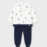Knitted jumper and trousers set baby
