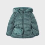 Padded jacket with bum bag girl