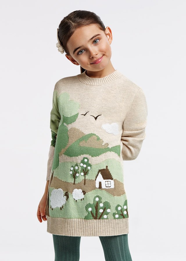 ECOFRIENDS fleece dress girl
