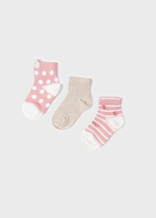 ECOFRIENDS pack of 3 socks baby