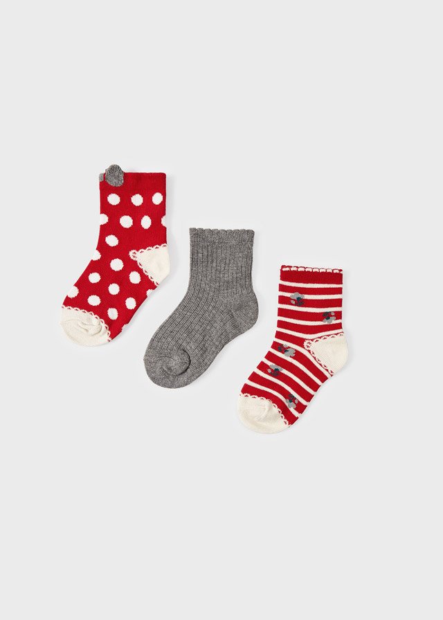 ECOFRIENDS pack of 3 socks baby