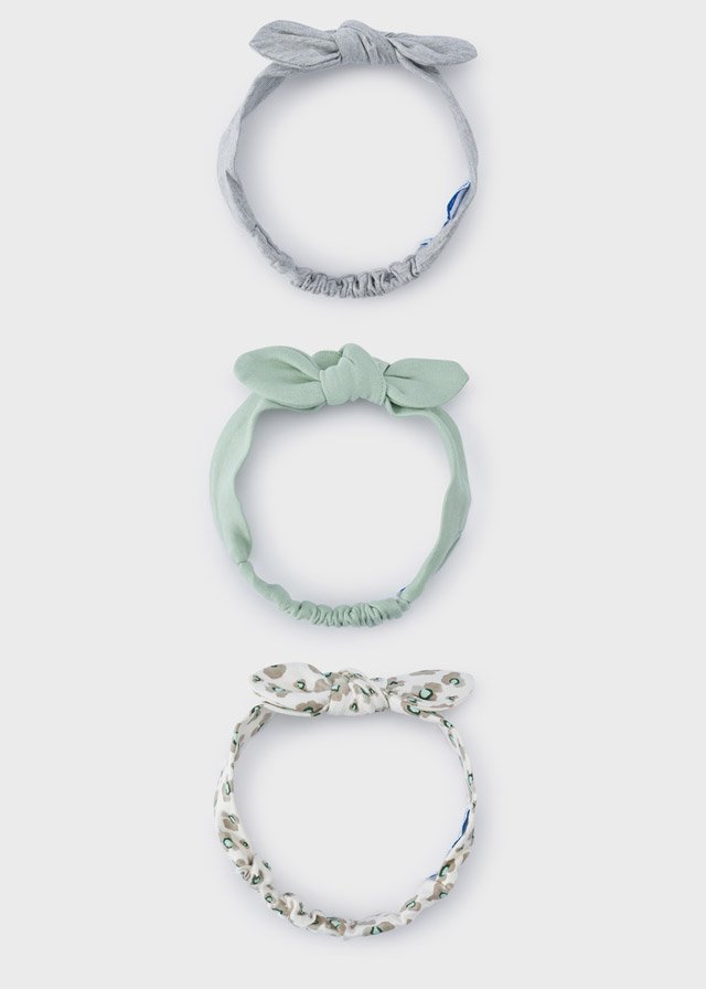 12-10293-024-L-4 ECOFRIENDS pack of 3 headbands baby