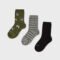 ECOFRIENDS pack of 3 jacquard socks boy