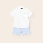 2 piece linen shorts and top set baby