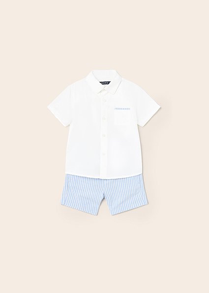 2 piece linen shorts and top set baby