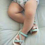 Velcro print sandals newborn