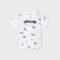 Sustainable cotton print T-shirt boy