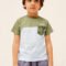 Sustainable cotton print T-shirt boy