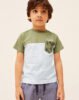 Sustainable cotton print T-shirt boy