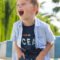 Sustainable cotton print T-shirt boy